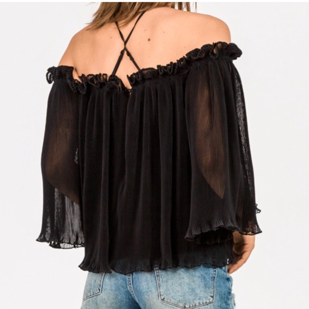 ALICE McCALL What Do You Mean Top in Black EUC Size US 2 - Picture 2 of 5